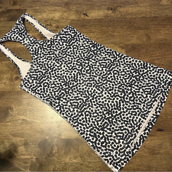 Lululemon Cool Racerback Ace Spot Grain Black Size 4 Women’s - Picture 6 of 9